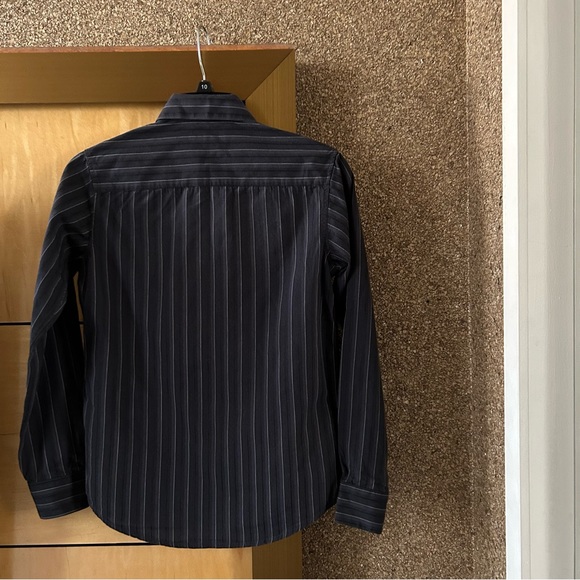 Calvin Klein boys black slim fit long sleeve button down top - Picture 3 of 4